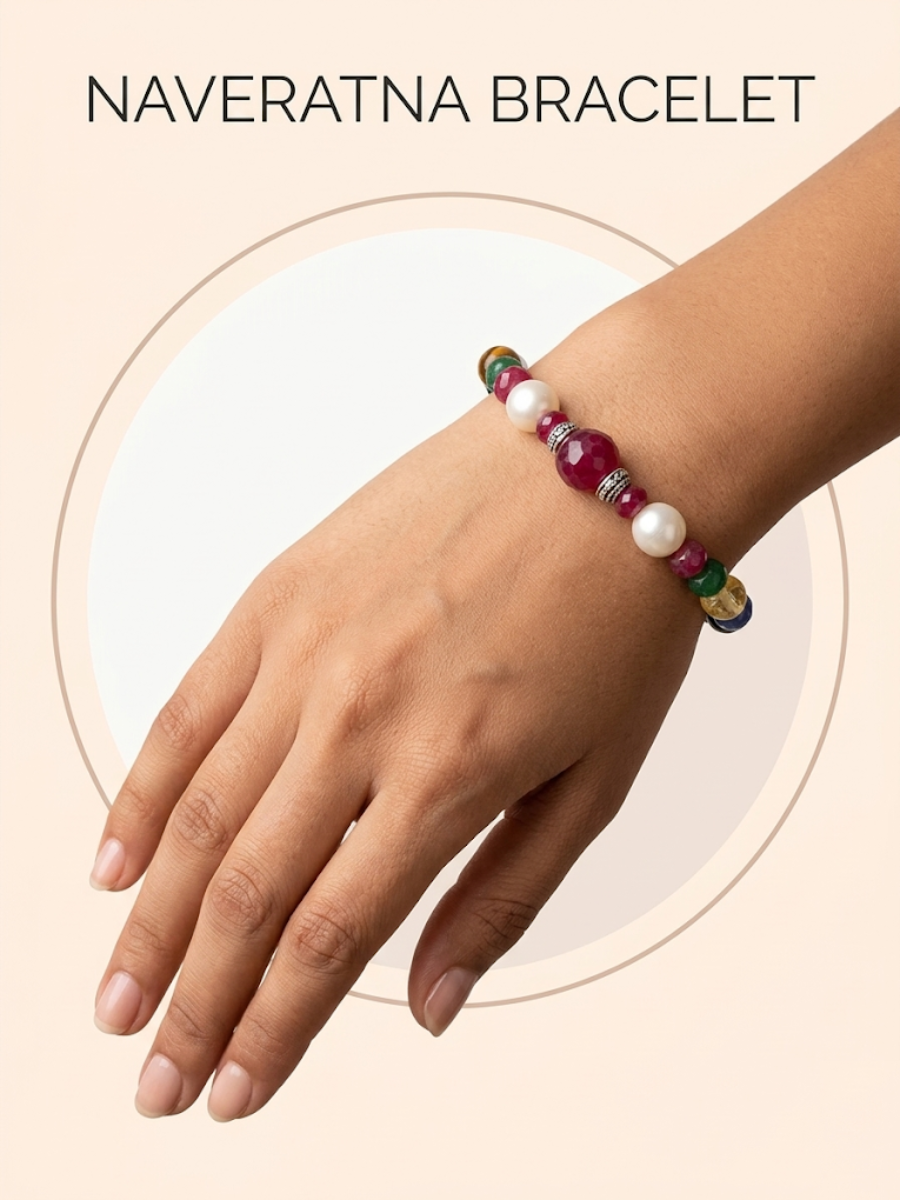 NAVRATAN 9 PLANET ENERGY BRACELET FOR MEN AND WOMEN