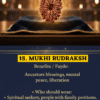15 Mukhi Nepali Rudraksha: The Divine Bead of Abundance & Pashupatinath’s Blessing