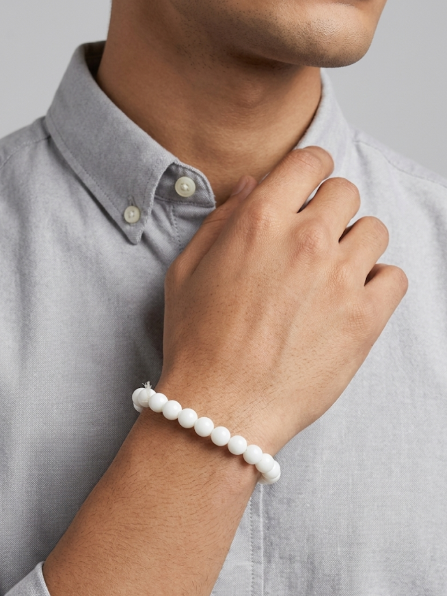 WHITE JADE SPIRITUAL BRACELET FOR MEN AND WOMEN - Image 3