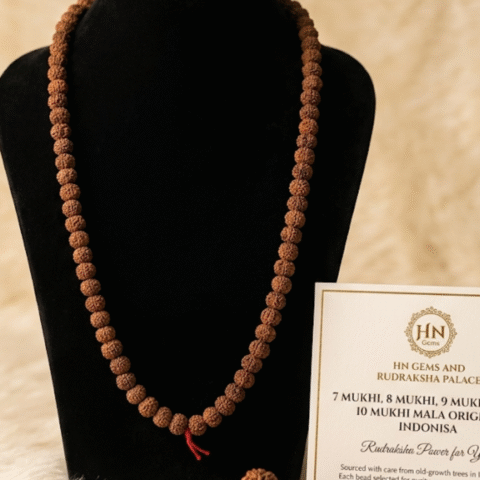 7, 8, 9, and 10 Mukhi Rudraksha Mala