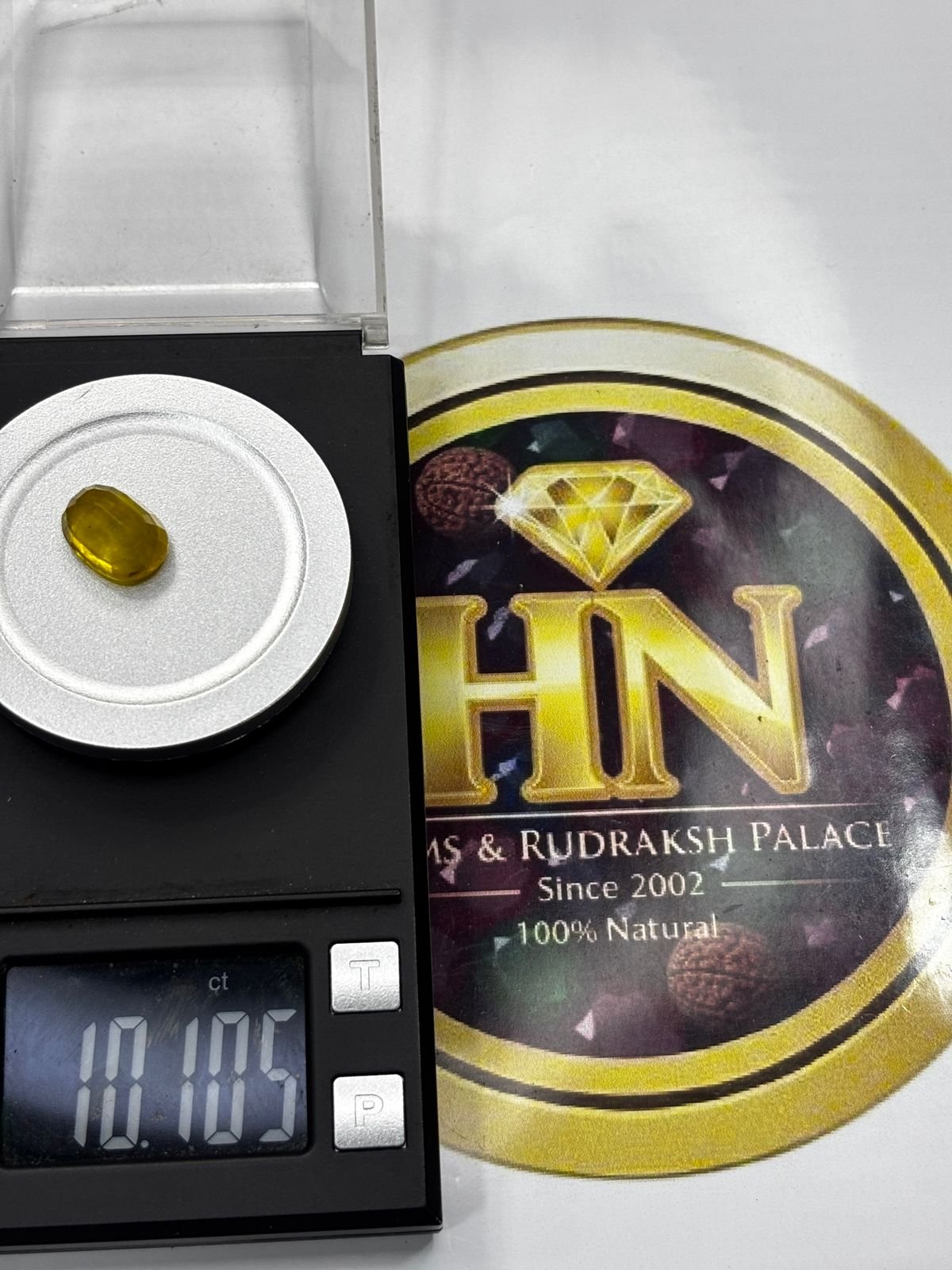 YELLOW SAPPHIRE - PUKHRAJ (AFRICAN) - 10.105 CT - Image 7