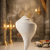 ORIGINAL HEERA SHANKH FOR POOJA NATURAL WHITE PAHADI SHANKH RIGHT HANDED FOSSIL CONCH SHELL