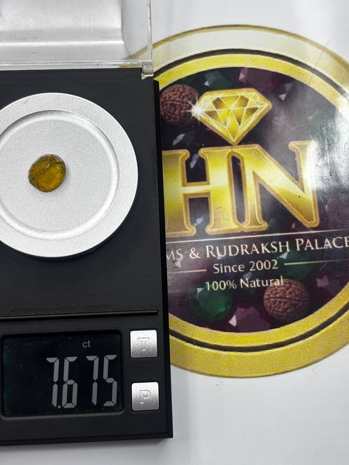 YELLOW SAPPHIRE - PUKHRAJ (AFRICAN) - 7.675 CT - Image 6