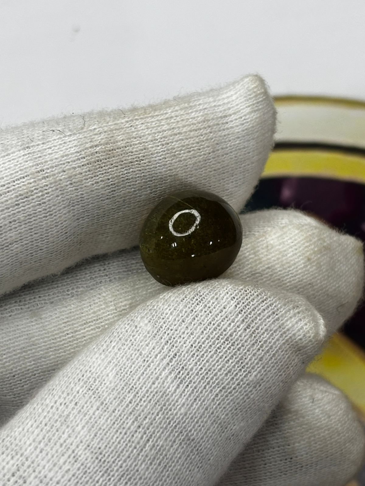 CAT'S EYE - LAHSUNIYA(SRI LANKA) - 18.195 CT